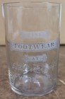 2 Beautiful Antique Advertising Drinking Glasses Edw  Reineberg Shoes York  Pa 