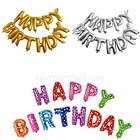 Number Letters Happy Birthday Foil Balloon Self Inflating Party Banner Decor 12 