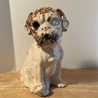 Vintage Api Japan Dog Puppy Porcelain Ceramic Planter Pot