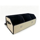  Us New Car Trunk Organizer 2 In 1 Leather Vehicle suv Cargo Storage Box W lid 