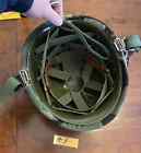 Vietnam War  U s  Army M-1 Combat Helmet With Liner And M81 Camouflage Cover