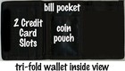 Kiss Rock N Roll Music Men s Trifold Nylon Wallet Grab   Lock Closure New Cool