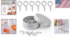 300pcs  Silver Screw Eye Pins Hooks - Perfect For Diy Jewelry Crafting