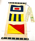 Nautical Signal Flag 3 Pocket Wall Hanging Storage Marine Boat Yacht 30 