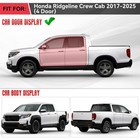 Running Boards For Ridgeline 2017-2025 Carbon Steel Textured Black Steps