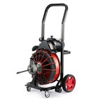 New 100 Ft X 1 2 Inch Drain Cleaner Machine Auger Cleaning Auto Feed With Wheels