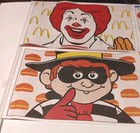Set Of 4  Super Rare Mcdonald s Flags  Ronald  Grimace  Hamburglar  Birdie - New