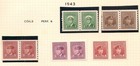 Canada  1943-48  Kgvi War Era Sets  Pairs  Panes Mint Pages   Cv  324  l 1551 