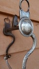 Old Sterling Silver Iron Antique S Shank Horse Bit
