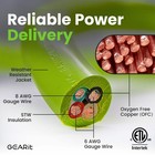 Generator Extension Cord Nema L14-30p r 4 Prong Locking Power Cord 30amp Rv