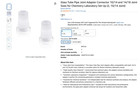 14 18mm Male Female Glass Adapter For Laboratory Settings - Two Pack