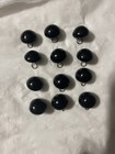 Black Glass Eyes Teddy Bear Stuffed Animals 13mmglass Eyes  Supplies 12 Pieces