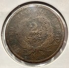 1866 Two Cent Piece Us 2c Copper Coin - Damaged  u576 