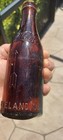Double Arrow Amber Coca Cola Bottle Cleveland Ohio