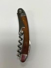 Cherry Wood Handle Corkscrew Waiters Friends Wine Bottle Opener Foil Cutter