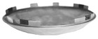 Front Hub Cap Universal Fit Steel Wheel Dome Chrome 7 16  Lip Gg 10760 Each