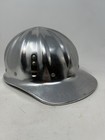Vintage Us Government Super Lite By Fibre Metal Usa Hard Hat Aluminum With Liner