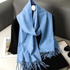 Women   s Winter Scarf Warm Thick Cashmere Shawl Luxury Tassel Pashmina Wrap
