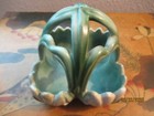 Weller Ardsley Basket Rare Form 1920 s Vintage Art Pottery Art Nouveau Style