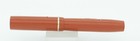 Mini Orange Celluloid   Gold Pocket Fountain Pen - 1920 s - Fine Nib