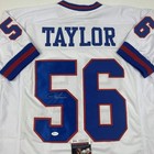 Autographed signed Lawrence Taylor New York White Jersey Jsa Coa Auto