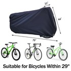 Bike Covers For 2 Or 3 Bikes   2024 Upgraded  2xl Large Outdoor Black 