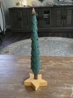 Folk Art Primitive Curved Wood Christmas Tree 13 5 