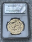 1948 Ny International Airport Dedication Medal So-called Dollar Hk499 - Ngc Ms63