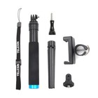 Aluminum Folding Selfie Stick tripod phone Clip strap Kit For Gopro Hero 7 6 5 4