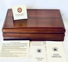 Reed   Barton Diamond Crown Strathmore Cigar Humidor Cherry Finish Cedar Lined