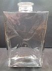 Vintage 1960s Glass Liquor Decanter Bottle No Tops