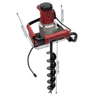 1500w Electric Post Hole Digger     200rpm Motor With 2 Drill Bits   Extension Rod