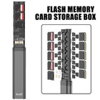 Memory Card Case 30-slot Holder For Sd Microsd Sim Anti-shock Storage Box
