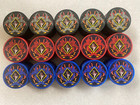 165 Professional Player Pp Large Weighted Composite Metal Core Poker Chips