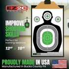 Ez2c Rd11 Silhouette 12 x18  Paper Shooting Target Made In Usa