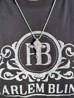 Moissanite Cross W  Rose Thorns Pendant Iced Necklace Real 925 Silver - 3 Sizes