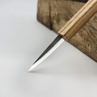 Hand-forged Sloyd Knife     Carbon Steel Blade  Ash Handle  For Bowl Carving