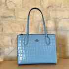 Coach Nina Tote Croc Purse Leather Handbag wallet Option Nwt Authentic