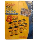 Kodak Max 400 Film 8 Rolls 192 Exposures 35mm Iso 400 27 Expired 3 2007 Sealed