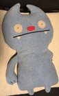 Uglydoll Lot 2 Abima Red Orange   Gato Deluxe Cat Fangs Blue 12  Plush 2007 2004