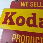 Vintage Kodak Camera Sign - Sales   Photos Film Develop Gas Pump Porcelain Sign