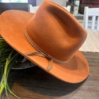 Vtg Stetson Corral Brand Western Cowboy Hat Felt- Rare Copper Orange  7x Quality