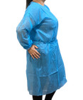 50 Medical Dental Disposable Isolation Gown 50x Knit Cuff Gowns 
