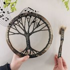 Shaman Drum Siberian Drum Spiritual Music Drum With Tree Of Life Handmade Gift