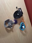 Lot Of 3 Halloween Cat Hats Witch Fish Knight One Size