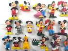 Large Lot  Of Vintage Figurines Disney Mickey Mouse And Friends 26 Figures  45