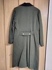 Real East German Army Long Coat Nva Vintage Wool Warm Jacket  d88cf9