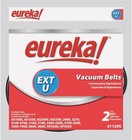 Replacement U Extended Life Vacuum Belts For Eureka - Set Of 2  Easy Install