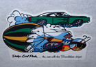 Vintage Dodge Mopar Scat Pack Super Bee     Sports Car 12  Metal Gasoline Oil Sign