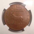 1833 Ht-70 I Take The Responsibility   Roman Firmness Hard Times Token Ngc Ms63